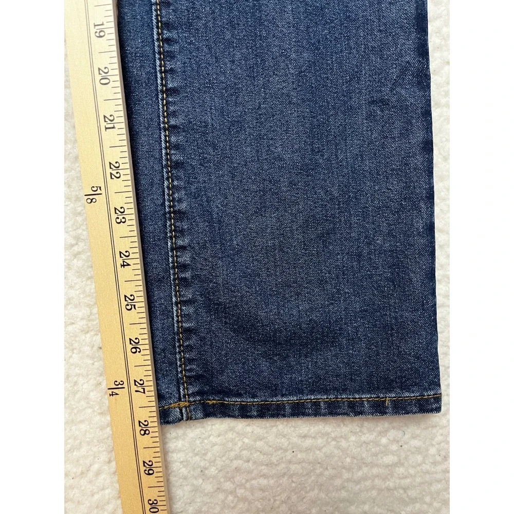 Old Navy Jeans Boys 16 Blue Straight Built-In Tough Dark Wash Denim Pants